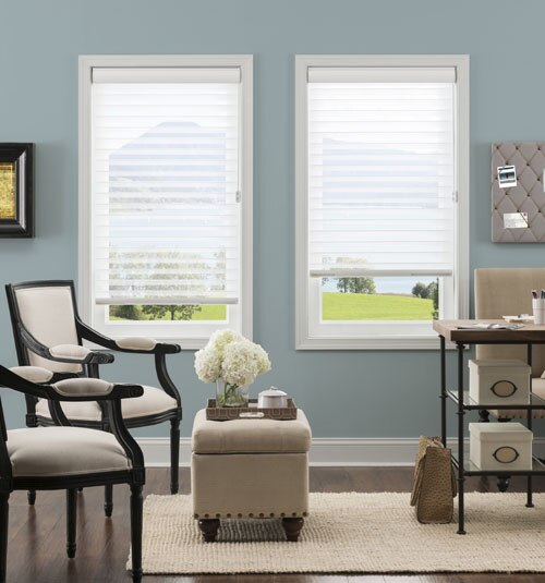 Simply Chic 2 1/2" Sheer Shades Light Filtering Blindsgalore