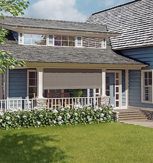 Coolaroo Outdoor Sun Shades: Shown in color Signature Montecito