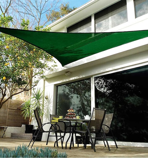 Coolaroo Coolhaven Shade Sail: 12-foot Triangle
