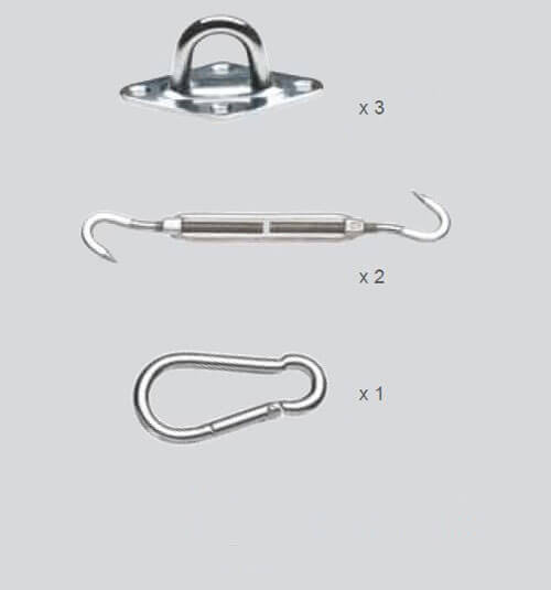 Shade Sail Hardware Install Kit (optional)