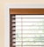 2 3/8&quot; Premium wood blind with opened slats