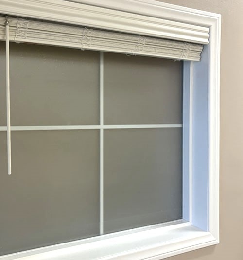 Raised Faux Wood Slats