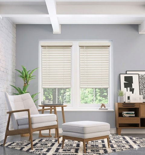 Blindsgalore Cordless Faux Wood Blinds