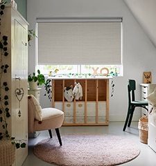 Blindsgalore Harmony Roller Shades shown in Marina Shell