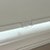 Close up of bottom rail. Cordless shade will come with a clear attachable handle
