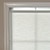 Light Filtering Roller Shade with 3&quot; White Cassette. Fabric shown in Textured Canvas White