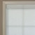 Light filtering roller shade with True Square Cassette. Fabric shown in Cascade White