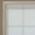 Light Filtering Roller Shade with True Square Cassette. Fabric shown in Cascade White