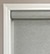 Medium cassette has a semi-curved profile and comes with a matching fabric insert and is color coordinated to the selected fabric