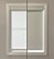 Light comparison between light filtering and blackout fabric. Note, inside mount shades made in blackout fabric will have a halo effect around the framing due to necessary fabric deductions