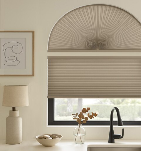 Blindsgalore Select Light Filtering Arch Cellular Shades