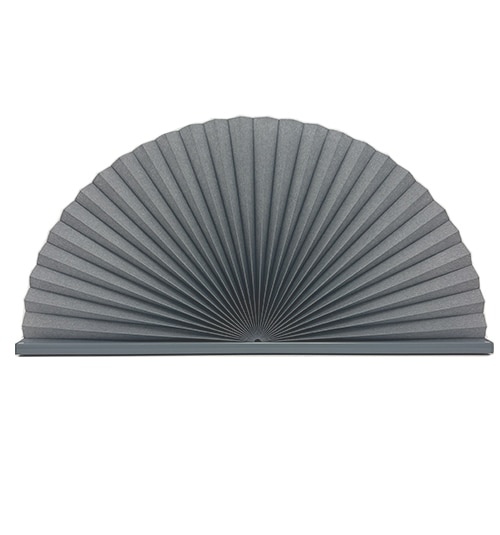 Stationary arches offer excellent insullation and help to block glare and harsh light for hard to reach arch windows. Offered in light filtering and blackout fabrics.