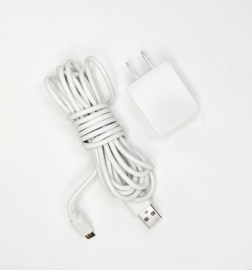 Micro-USB Charging Cable and Adapter. Simply recharge your shade by plugging the micro-USB cable into the charging port on the end of the headrail.
