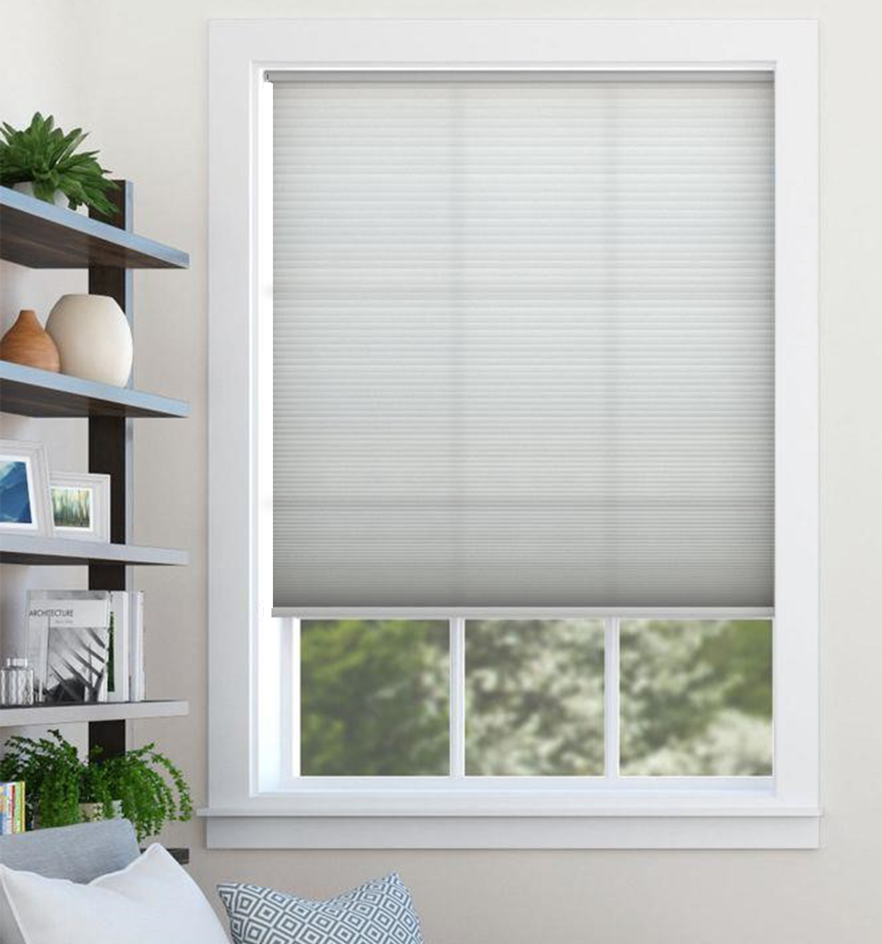 Blindsgalore Motorized Light Filtering Cellular Shades