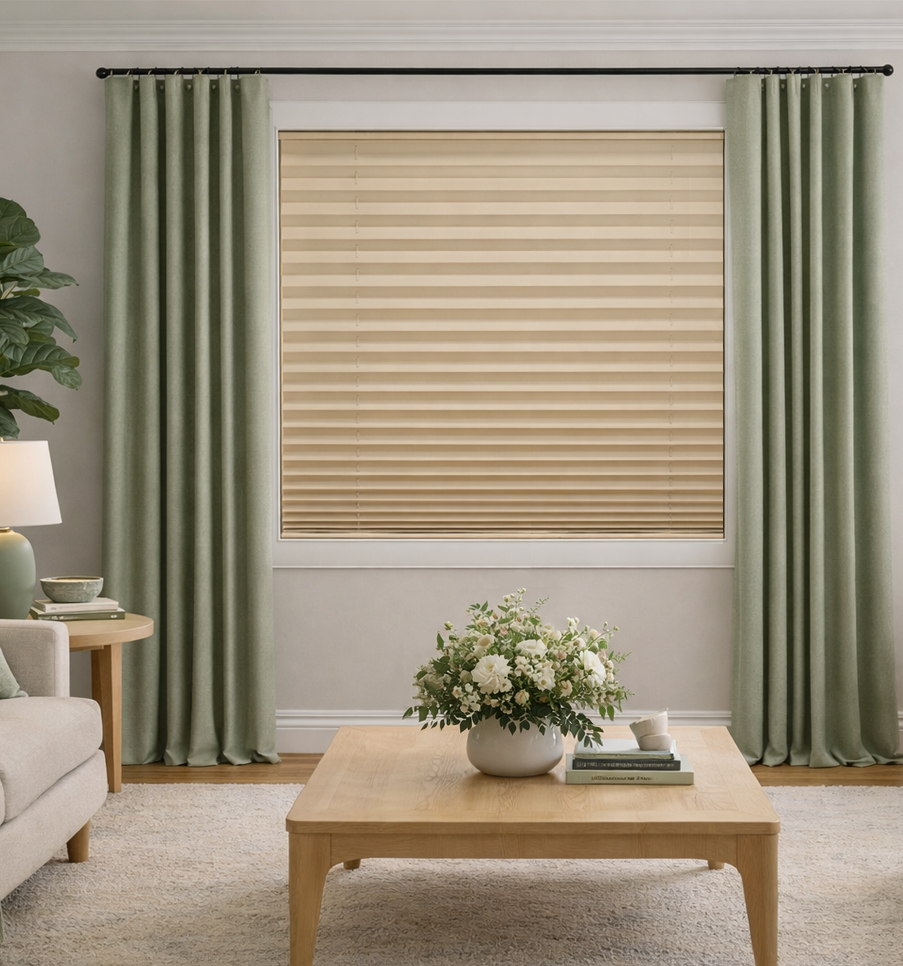 Blindsgalore Light Filtering Pleated Shades