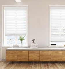 Boutique 3&quot; Light Filtering Sheer Shades