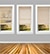 Woven Wood Liner Options shown from left to right: No Liner, Light Filtering, Blackout
