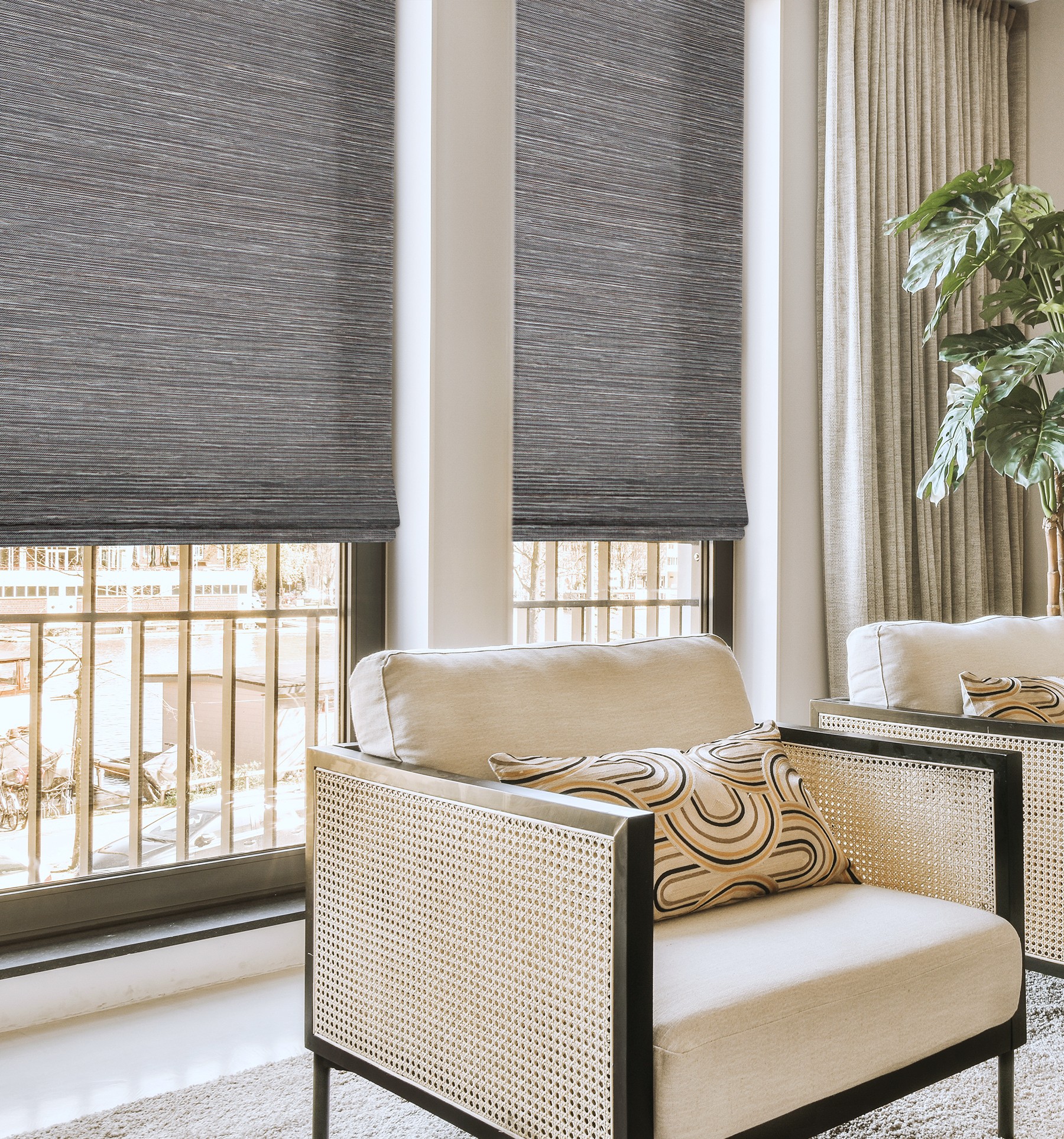 Blindsgalore Luxera Waterfall Natural Woven Shades