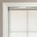 Standard Roll without Valance. Exposed rolls will have about a 1/2" to 1" gap from the top of the window frame, to the top of the roller.