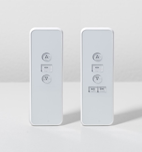 1-Channel or 6-Channel Remote allows you to operate shades independently or up to 15 shades per channel.