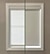 Light comparison between light filtering and blackout fabrics. Note, inside mount shades made in blackout fabric will have a &quot;halo effect&quot; around the framing due to necessary fabric deductions.