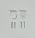 Metal roller shade brackets for exposed roll without a cassette. Brackets can be top or side mounted.