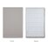 Roman shades will have visible cords on the street facing side. Lined shades will always be white to the street.