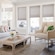 Blindsgalore Classic Roman Shades with Standard Light Filtering liner. Shown in Camden Stone.