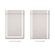 Accent your roman shades with decorative cloth tapes. Inset Perimeter will have tapes on the sides and bottom of the shade. Inset Parallel will have tapes on the sides of the shades only. All tapes are 2 1/2".