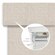 Motorized lift roman shades are made with an internal rechargeable lithium-ion battery and can be recharged via USB-C port.