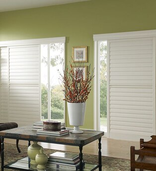 Plantation Shutters for Sliding Glass Doors | Blindsgalore