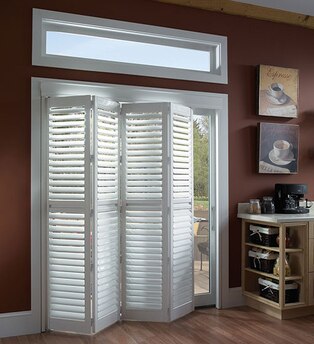 Plantation Shutters for Sliding Glass Doors | Blindsgalore