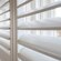 Close up of 2 1/2" shutter louvers