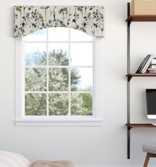 Blindsgalore Cornice Board shown in Wildflower Forget Me Not