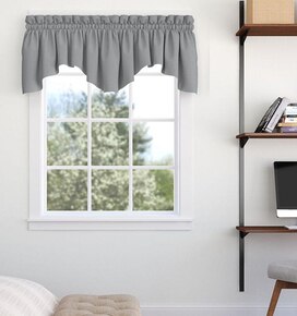Blindsgalore Pole Mounted Valances: Scalloped