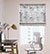 Blindsgalore Designer Roman Shades: Flat Fold Shown in Nouveau: Cool Pewter