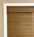Cordless Woven Shade Lowered