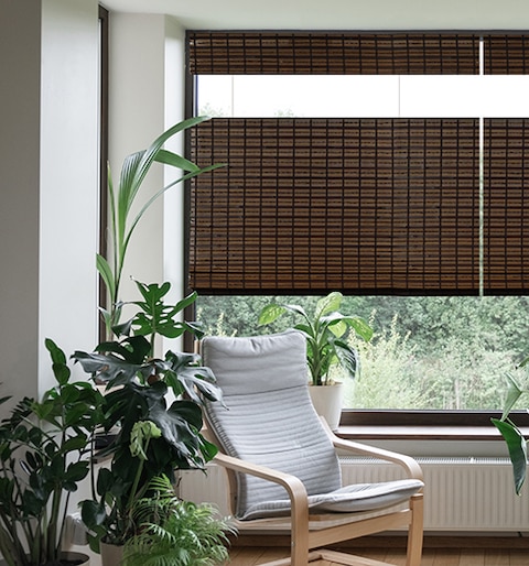 Blindsgalore Cordless Top Down Bottom Up Woven Shades