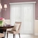 Blindsgalore Vinyl Vertical Blinds shown in Light Gray