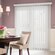 Blindsgalore Vinyl Vertical Blinds shown in Light Gray