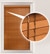 Closeup of want tilt on Blindsgalore Hardwood Blinds
