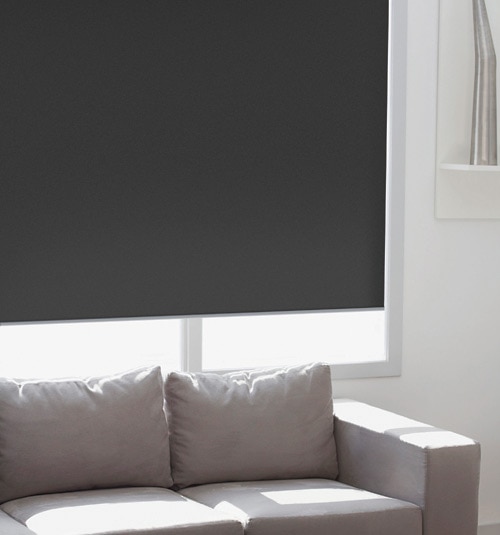 Blindsgalore Reminiscent Vinyl Blackout in Black