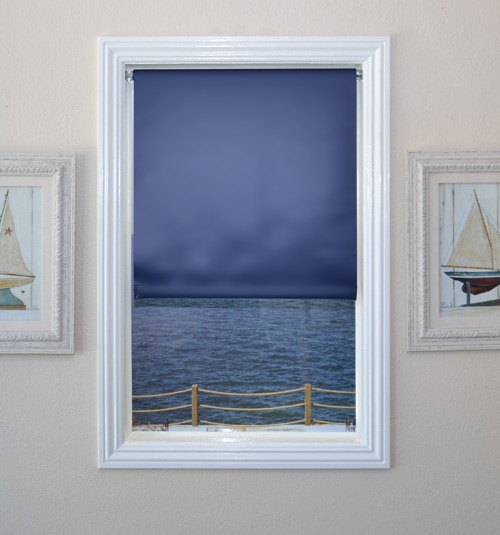 Blindsgalore Reminiscent Vinyl Blackout in Navy