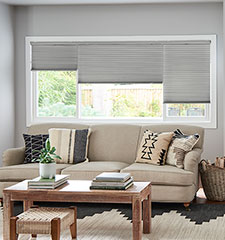 Blackout Cellular Shades shown in Moonshine