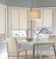 Blindsgalore Solar Screen shown in Ivory with 3% openness