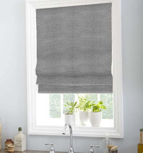 Boutique Roman Shades shown in Camdyn Chateau