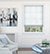 Boutique Roman Shades: Patterns shown in Billow Sterling