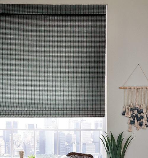 Natural Woven Shades shown in Cape May Boardwalk