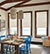 Natural Woven Shades shown in Monterey: Shell Beach with liner