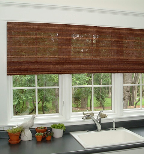 Boutique Natural Waterfall Woven Shades: Select Weaves